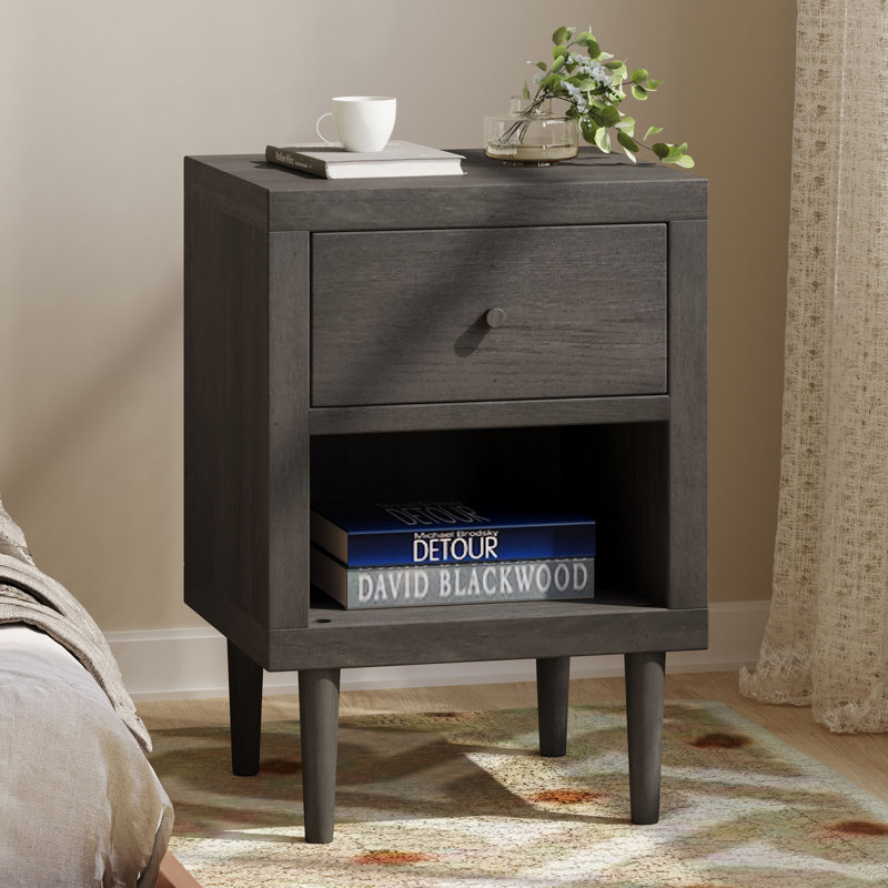 Wayfair mid century nightstand discount